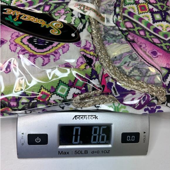 Shoreline Women’s Braided Cord Halter Swing Midi Dress Coverup, size L/XL - Picture 12 of 12